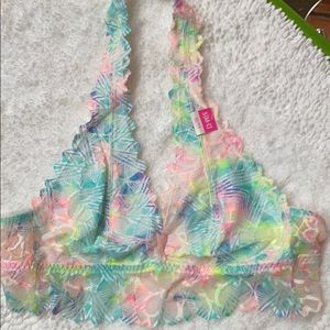 Halter  rainbow bralette